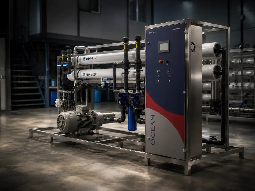 Seawater desalination capacity calculation