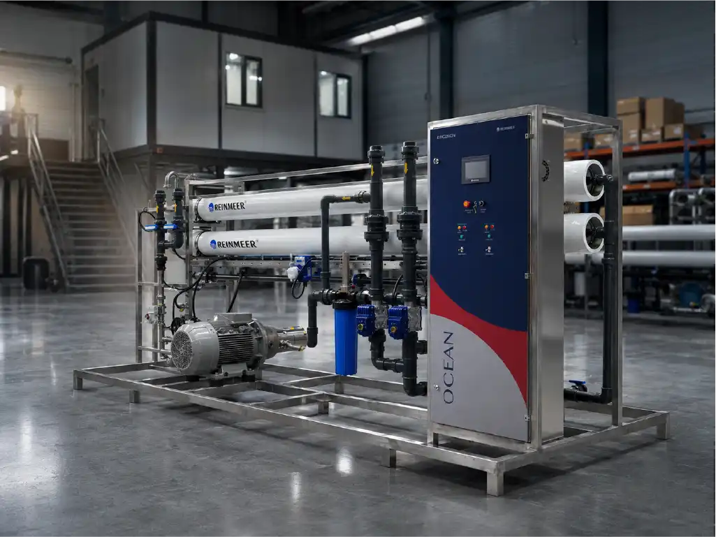 Seawater desalination capacity calculation