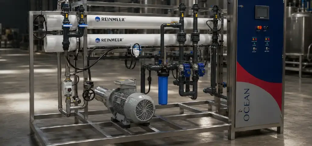 Seawater desalination capacity calculation