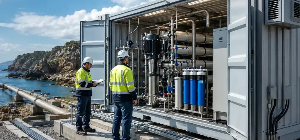 Containerized SWRO System Installation Checklist